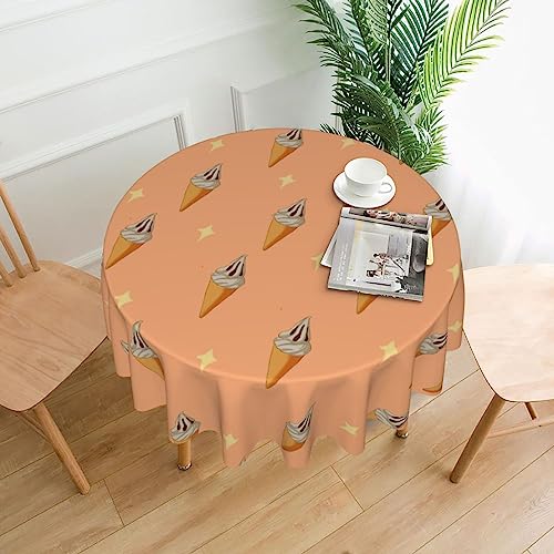 YYHHAOFA Tischdecke – waschbar und wiederverwendbar, perfekt als Schutz und Dekoration für den Esstisch, 152,4 cm. Kleiner Kegeldruck YYHHAOFA Tischdecke – waschbar und wiederverwendbar, perfekt als Schutz und Dekoration für den Esstisch, 152,4 cm. Kleiner Kegeldruck von YYHHAOFA