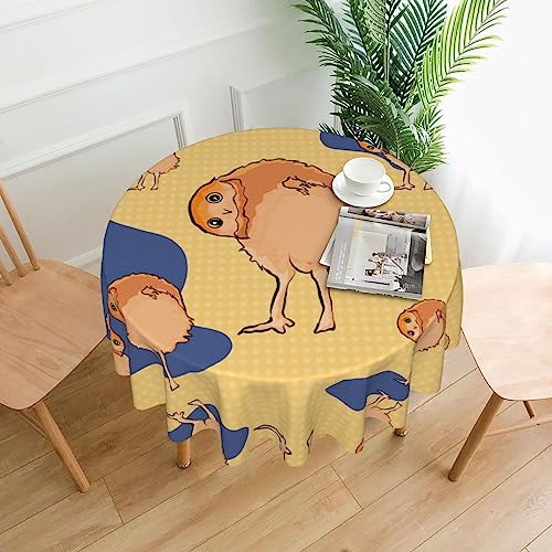 YYHHAOFA Tischdecke – waschbar und wiederverwendbar, perfekt als Schutz und Dekoration für den Esstisch, 152,4 cm. Krumme Eulen-Aufdruck YYHHAOFA Tischdecke – waschbar und wiederverwendbar, perfekt als Schutz und Dekoration für den Esstisch, 152,4 cm. Krumme Eulen-Aufdruck von YYHHAOFA