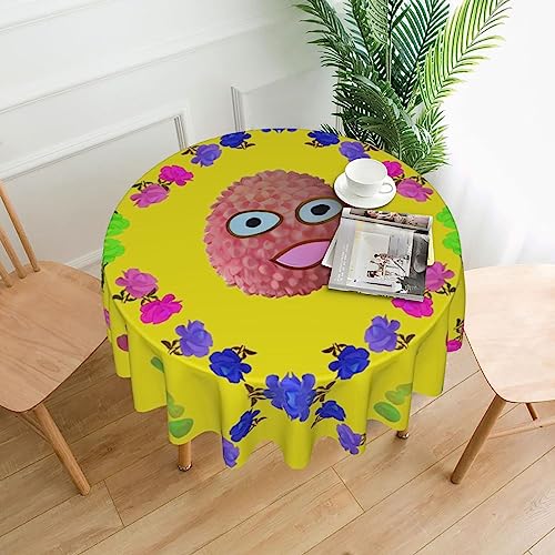 YYHHAOFA Tischdecke – waschbar und wiederverwendbar, perfekt als Schutz und Dekoration für den Esstisch, 152,4 cm. Smiley-Litschi-Druck YYHHAOFA Tischdecke – waschbar und wiederverwendbar, perfekt als Schutz und Dekoration für den Esstisch, 152,4 cm. Smiley-Litschi-Druck von YYHHAOFA