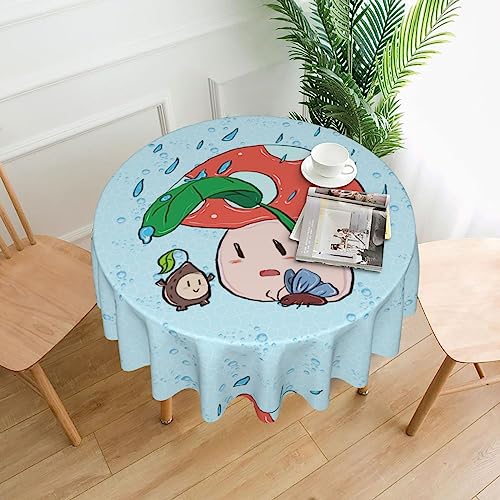 YYHHAOFA Tischdecke – waschbar und wiederverwendbar, perfekt als Schutz und Dekoration für den Esstisch, 152,4 cm. Sonnenblumenkerne und Pilzdruck YYHHAOFA Tischdecke – waschbar und wiederverwendbar, perfekt als Schutz und Dekoration für den Esstisch, 152,4 cm. Sonnenblumenkerne und Pilzdruck von YYHHAOFA