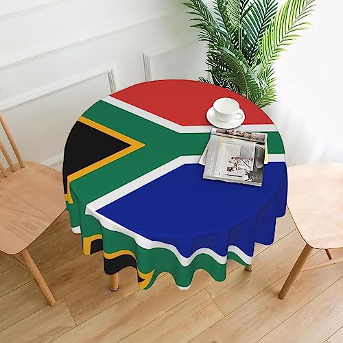 YYHHAOFA Tischdecke – waschbar und wiederverwendbar, perfekt als Schutz und Dekoration für den Esstisch, 152,4 cm. Südafrika-Flaggen-Druck YYHHAOFA Tischdecke – waschbar und wiederverwendbar, perfekt als Schutz und Dekoration für den Esstisch, 152,4 cm. Südafrika-Flaggen-Druck von YYHHAOFA