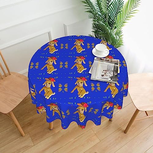 YYHHAOFA Tischdecke – waschbar und wiederverwendbar, perfekt als Schutz und Dekoration für den Esstisch, 152,4 cm. Tanzender Cartoon-Hundeaufdruck YYHHAOFA Tischdecke – waschbar und wiederverwendbar, perfekt als Schutz und Dekoration für den Esstisch, 152,4 cm. Tanzender Cartoon-Hundeaufdruck von YYHHAOFA