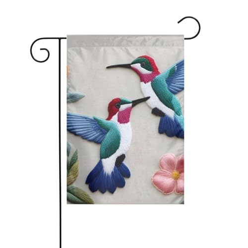 Das YYHWHJDE Blumen-Kolibri-Stickbild präzise Größe dieser Gartenflagge beträgt 30,5 x 45,7 cm, was ein sorgfältig gestaltetes goldenes Verhältnis darstellt. Es passt perfekt zu der überwiegenden Das YYHWHJDE Blumen-Kolibri-Stickbild präzise Größe dieser Gartenflagge beträgt 30,5 x 45,7 cm, was ein sorgfältig gestaltetes goldenes Verhältnis darstellt. Es passt perfekt zu der überwiegenden von YYHWHJDE