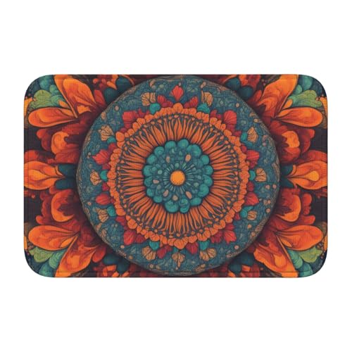 YYHWHJDE Bodenmatte mit abstraktem Pilz, buntes Mandala-Bild, Kristallsamt, Schlossrand, Schlafzimmer-Teppich, Salon, Schlafsaal, Heimdekoration YYHWHJDE Bodenmatte mit abstraktem Pilz, buntes Mandala-Bild, Kristallsamt, Schlossrand, Schlafzimmer-Teppich, Salon, Schlafsaal, Heimdekoration von YYHWHJDE