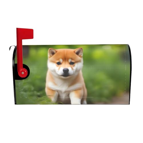 YYHWHJDE Briefkastenabdeckung, wasserdichtes Oxford-Gewebe, für Briefkästen in Standardgröße oder große Briefkästen, niedliches Shiba-Inu-Hunde-Muster, 53,3 x 45,7 cm YYHWHJDE Briefkastenabdeckung, wasserdichtes Oxford-Gewebe, für Briefkästen in Standardgröße oder große Briefkästen, niedliches Shiba-Inu-Hunde-Muster, 53,3 x 45,7 cm von YYHWHJDE