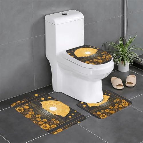 YYHWHJDE Goodlooking Hello Sunshine Anti-Rutsch-Bodenmatte, dreiteiliges Set, Badezimmerteppich, rutschfest, langlebig YYHWHJDE Goodlooking Hello Sunshine Anti-Rutsch-Bodenmatte, dreiteiliges Set, Badezimmerteppich, rutschfest, langlebig von YYHWHJDE