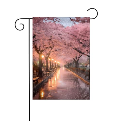 YYHWHJDE Kirschblüten in Washington, DC Prints Gartenflagge, Hofdekoration, 30,5 x 45,7 cm, dick von YYHWHJDE