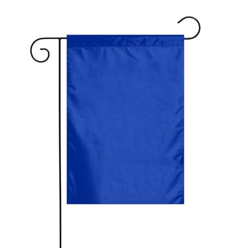 YYHWHJDE Königsblaue Drucke, Gartenflagge, Hofdekoration, 30,5 x 45,7 cm, dick von YYHWHJDE