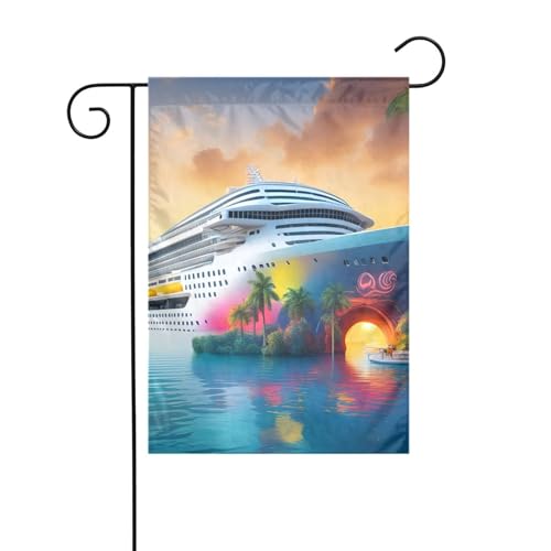 YYHWHJDE Pool-Party, Kreuzfahrtschiff-Drucke, Gartenflagge, Hofdekoration, 30,5 x 45,7 cm, dick, modisch YYHWHJDE Pool-Party, Kreuzfahrtschiff-Drucke, Gartenflagge, Hofdekoration, 30,5 x 45,7 cm, dick, modisch von YYHWHJDE