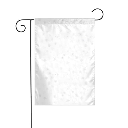 YYHWHJDE Schneeflocken fliegen am ganzen Himmel Bild Garten Fahnenmast Outdoor Hofdekoration doppelseitig 30,5 x 45,7 cm von YYHWHJDE