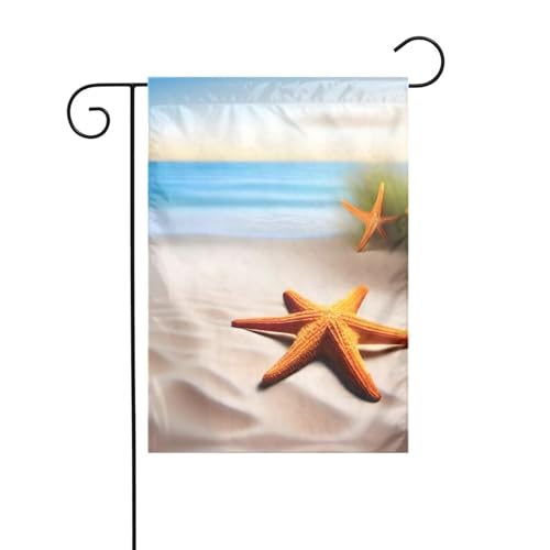 YYHWHJDE Strand Seestern Lands Prints Garten Fahnenmast Outdoor Hof Dekoration Mode 30,5 x 45,7 cm YYHWHJDE Strand Seestern Lands Prints Garten Fahnenmast Outdoor Hof Dekoration Mode 30,5 x 45,7 cm von YYHWHJDE