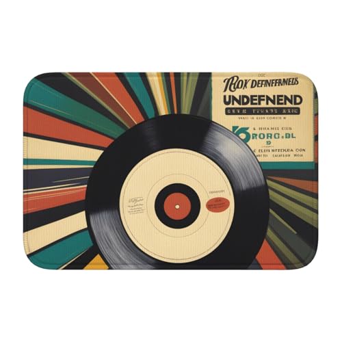 YYHWHJDE Vinyl-Schallplattenbild, Kristall-Samt, Bodenmatte, Schlafzimmer-Teppich, Salon, Schlafsaal, Heimdekoration von YYHWHJDE