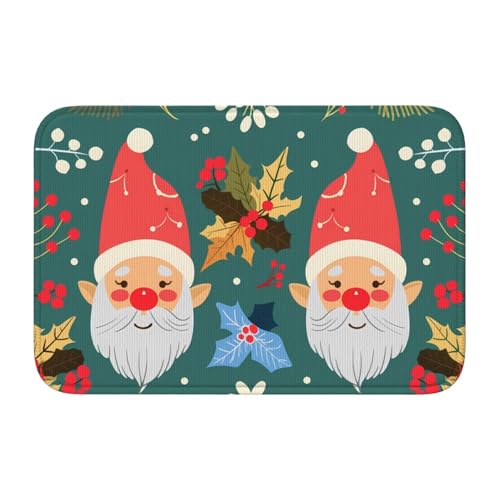 YYHWHJDE Weihnachtswichtel mit Kristall-Samtschloss, Bodenmatte, Schlafzimmer-Teppich, Salon, Schlafsaal, Heimdekoration von YYHWHJDE