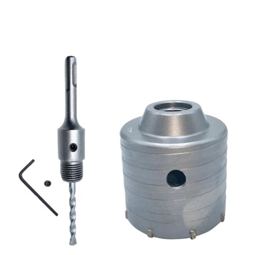 1 Satz SDS PLUS 68 mm Betonlochsäge Elektrischer Hohlkernbohrer Schaft 110 mm Zement Steinwand Klimaanlage Legierung von YYJOUPLM