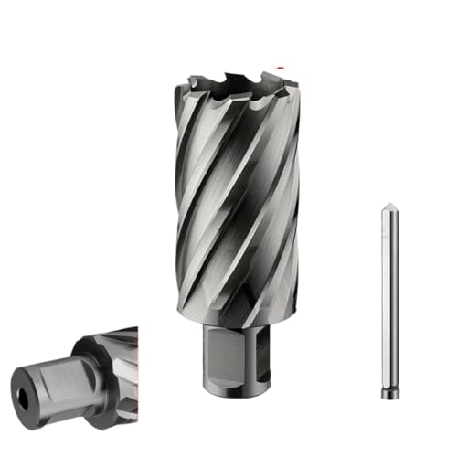 25 50 75 mm HSS-Ringsägeblatt, 12–60 mm Kernbohrer, 3/4 Zoll Weldon-Schaft, Hohlbohrer. Hochgeschwindigkeits-Lochsägeblatt for Metallwerkzeuge.(Cutting depth 50mm,Diameter 14mm) von YYJOUPLM