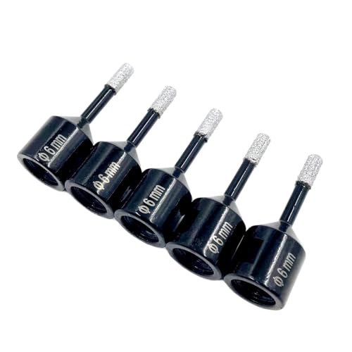 5 stücke/10 stücke diamant bohrer core bit 6mm keramik fliesen granit marmor stein M14 gewinde trocken bohren werkzeug loch sah(5PCS-6mm) von YYJOUPLM