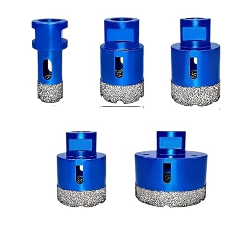 5-teiliges Trockenbohrer-Set mit M14-Gewinde for Löten von Löchern in Glas-/Fliesen-/Beton-/Marmor-/Porzellan-/Fliesenbohrer-Werkzeugen(Gold) von YYJOUPLM
