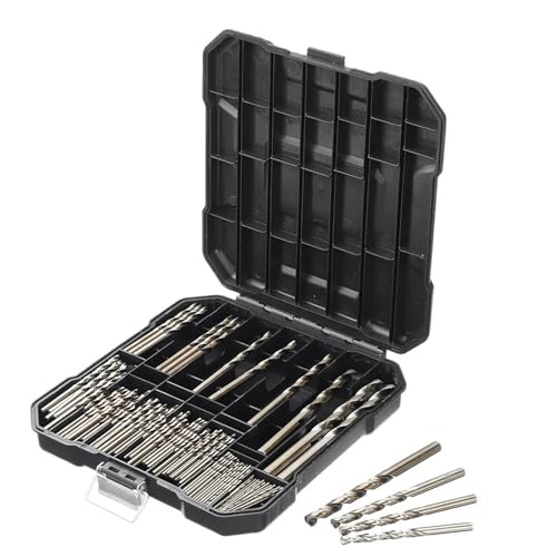 99-teiliges M35-Kobaltbohrer-Set, 1,5–10 mm, HSS-Co, Jobber-Länge, Spiralbohrer for Edelstahl, Holz, Metall von YYJOUPLM