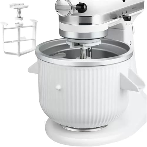 Aufsatz for Eismaschine, kompatibel mit KitchenAid-Küchenmaschinen, Eisschüssel kompatibel mit Küchenmaschinen mit 4,5 Qt und mehr von YYJOUPLM
