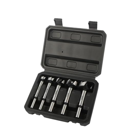 Bohrer-Set, Scharnierbohrer for die Holzbearbeitung, selbstzentrierender Lochsägen-Satz for Holz/Kunststoff/Sperrholz, 5/8/12/16-teiliges Set(5Pcs) von YYJOUPLM