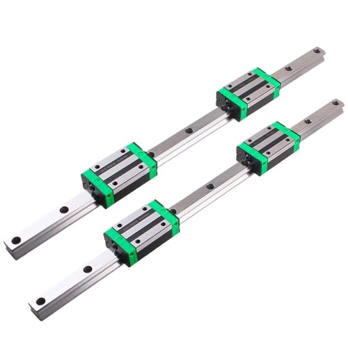 DE RU 2 Stück HGR15 HGR20 lineare quadratische Führungsschiene + 4 Stück Block HGH15CA HGH20CA HGW20CC 200 300 400 500 600 1000 1500 1200 mm(2HGR20 4 HGW20CC,500) von YYJOUPLM