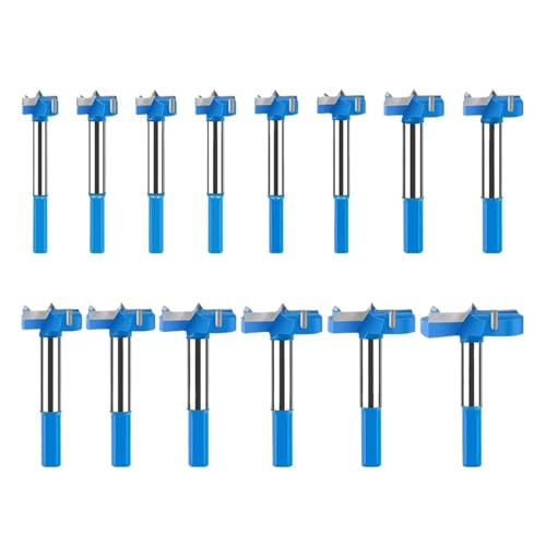 Forstnerbohrer-Set mit Hartmetallspitze, Lochsägenschneider, Scharnierbohrer, Kernbohrer for Holz und Kunststoff, Sechskantschaft, Holzbearbeitungswerkzeuge Forstnerbohrer-Set mit Hartmetallspitze, Lochsägenschneider, Scharnierbohrer, Kernbohrer for Holz und Kunststoff, Sechskantschaft, Holzbearbeitungswerkzeuge von YYJOUPLM