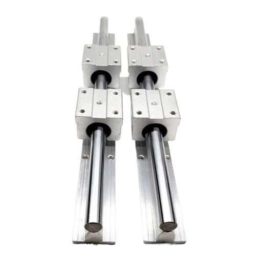 Guide SBR 2 stücke Linearführungsschiene SBR12 / SBR16 / SBR20 1200mm 1300mm + 4 stücke SBR12/16/20UU Linearlagerblöcke for CNC Teil(SBR12UU,1100mm) von YYJOUPLM