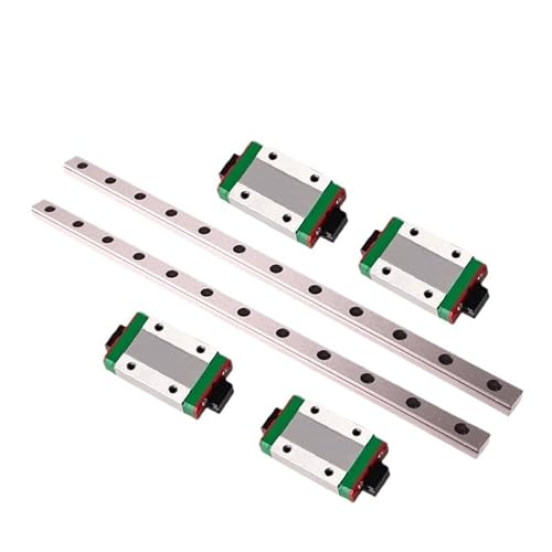 MGN12 Miniatur-Linearführung, 2 Stück MGN12 Linearschienenführung mit 4 Stück MGN12H MGN12C Wagenblocklager for CNC-3D-Drucker(MGN12H,100mm) von YYJOUPLM