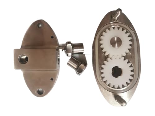 Pumpe mit Zahnradersatz, kompatibel mit Ersatzteilen for Eismaschinen, kompatibel mit Carpigiani mit einem Satz Pumpenkörper und 2 Kunststoffzahnrädern Pumpe mit Zahnradersatz, kompatibel mit Ersatzteilen for Eismaschinen, kompatibel mit Carpigiani mit einem Satz Pumpenkörper und 2 Kunststoffzahnrädern von YYJOUPLM