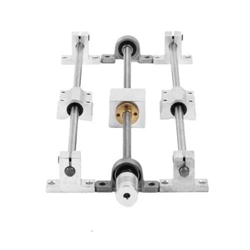 T8-Leitspindel-Linearschienenwelle 200–600 mm Außendurchmesser 8 mm SCS8UU-Linearlagerblöcke SK8-Aluminium-Endstützen for 3D-Druckerteile CNC(Lead 1mm Set,250mm) von YYJOUPLM