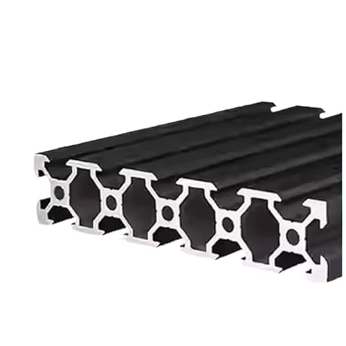 V-slot 2020 2040 2060 2080 20100V Aluminium Profil Schwarz Linear Schiene Splitter Extrusion Profil CNC Rahmen 3D Drucker Teile DIY(OB-20100V-b,550mm) von YYJOUPLM
