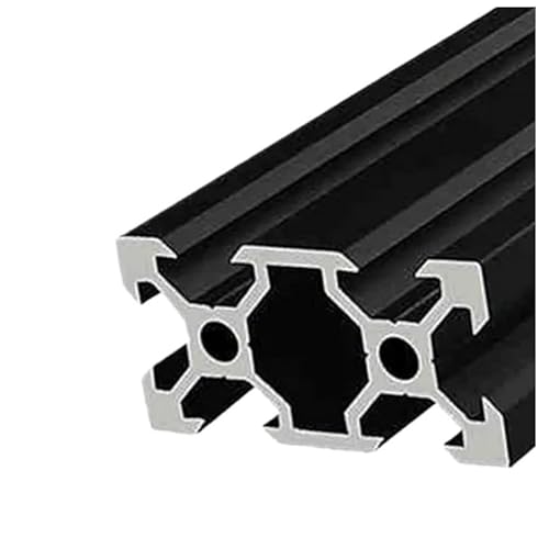 V-slot 2020 2040 2060 2080 20100V Aluminium Profil Schwarz Linear Schiene Splitter Extrusion Profil CNC Rahmen 3D Drucker Teile DIY(OB-2040V-b,2500mm) von YYJOUPLM