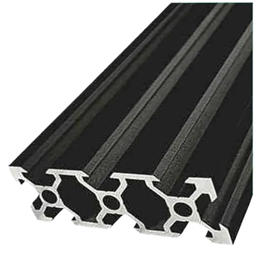 V-slot 2020 2040 2060 2080 20100V Aluminium Profil Schwarz Linear Schiene Splitter Extrusion Profil CNC Rahmen 3D Drucker Teile DIY(OB-2060V-b,250mm) von YYJOUPLM