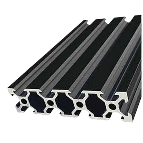 V-slot 2020 2040 2060 2080 20100V Aluminium Profil Schwarz Linear Schiene Splitter Extrusion Profil CNC Rahmen 3D Drucker Teile DIY(OB-2080V-b,750mm) von YYJOUPLM