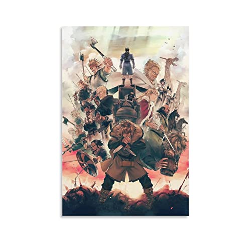 YYKG Anime Vinland Saga Series Charaktere Poster Dekorative Malerei Leinwand Wandkunst Wohnzimmer Poster Schlafzimmer Gemälde 40 x 60 cm von YYKG