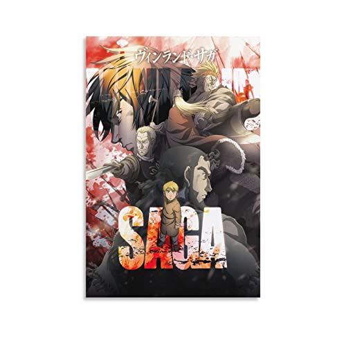 YYKG Vinland Saga Cartoon Cover Poster Poster Dekorative Malerei Leinwand Wandkunst Wohnzimmer Poster Schlafzimmer Gemälde 30 x 45 cm von YYKG