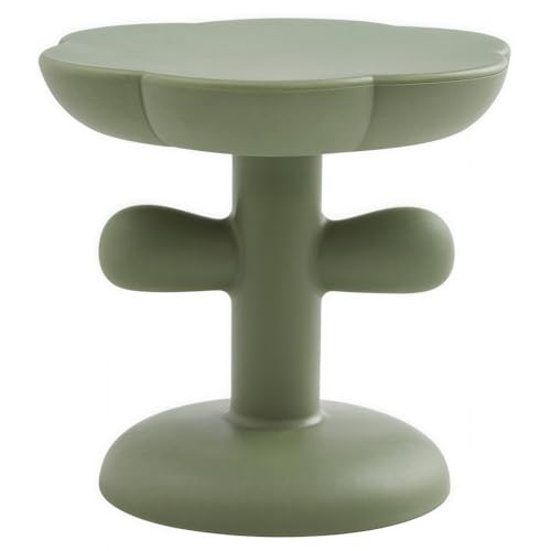 YYLMKMFC Kreativer Nachttisch in Blumenform, Sofa-Nachttisch, kleine Kaffee-Beistelltische, Moderne Wohndekoration(Green) von YYLMKMFC
