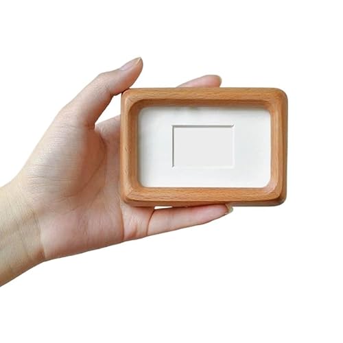 YYLUOYANG Bilderrahmen 3/4/5 Zoll Mini-Fotorahmen aus schwarzem Nussbaumholz, glatte runde Ecken, Bilderrahmen for den Schreibtisch, Ornamente, Heimdekoration(A,M) von YYLUOYANG