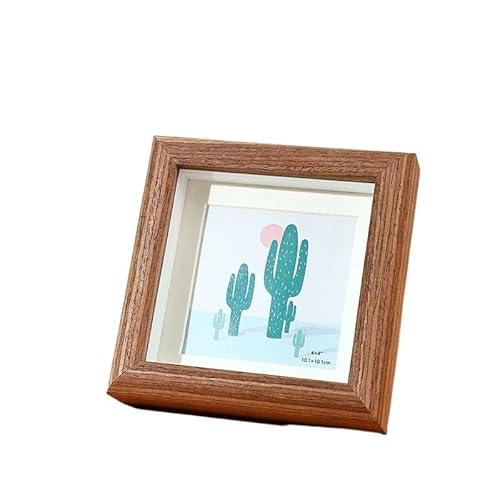 YYLUOYANG Bilderrahmen 4 zoll Quadratischen Rahmen Ölgemälde Stick Montage Bild DIY Tisch Dekoration(B) von YYLUOYANG