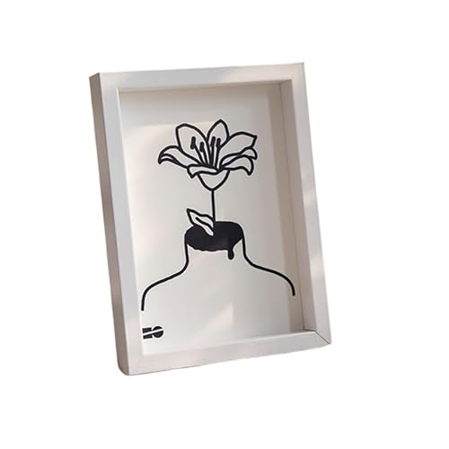 YYLUOYANG Bilderrahmen Holz Foto Rahmen Bilderrahmen Wand Shadow Box Trockenen Blume Halter Desktop Ornament(S4 photo frame,8in (15.2x20.3cm)) von YYLUOYANG