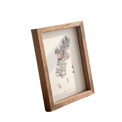 YYLUOYANG Bilderrahmen Ins Holz Bilderrahmen Quadratischer Wand Wandbehang Fotohalter Schattenbox Desktop Ornament Box(S2 photo frame,5in (8.9x12.7cm)) von YYLUOYANG