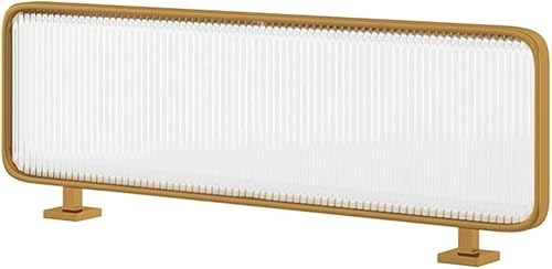 YYRHD-CZ Arbeitsplatten-Trennwand, Esszimmer-Trennwand, Halbprivater Vertikaler Sichtschutz, Geeignet for Home-Office-Restaurants(Gold,60x60cm/23.62x23.62in) von YYRHD-CZ