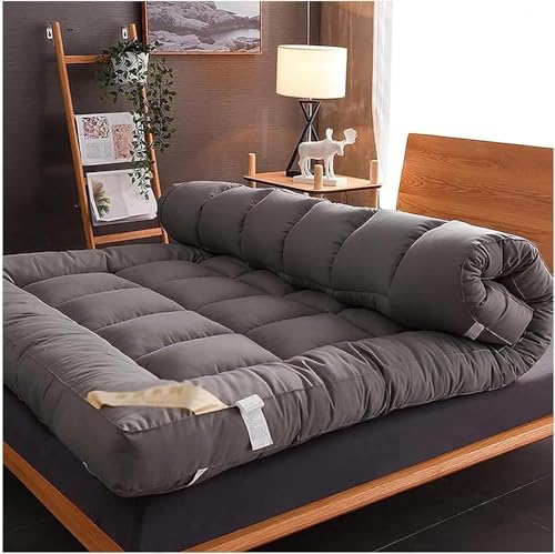YYRHD-CZ Flauschige Und Weiche Futon-Matratze, 10 cm Dicke Matratze, Steppdecke Für Zu Hause, Faltbare, Aufrollbare Tatami-Schlafmatte, Nicht Leicht Zusammenzufallen, Atmungsaktiv(200X220CM) von YYRHD-CZ