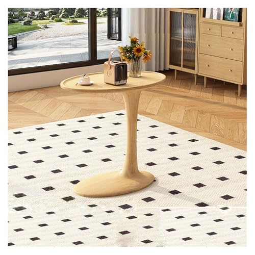 YYRHD-CZ Ovaler Couchtisch, Sofa-Beistelltisch Aus Massivholz, Starke Tragfähigkeit, Zart Und Glatt, Geeignet for Wohnzimmer, Schlafzimmer Und Büro(Original Wood) von YYRHD-CZ