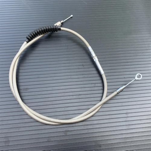 Für Har&ley XL883 1200N XL 883 1200 N XL883 1200N XL-883 1200 N Motorrad Gaszug Montage Drosselklappensteuerung Kabel(Silber,140CM) von YYSMO