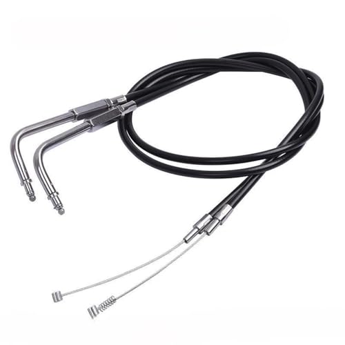 Für Sportster 883 1200 XL XL883 Fat Boy Dyna Softail Heritage Road King FXD Motorrad Drosselklappensteuerung Kabel(150cm) von YYSMO