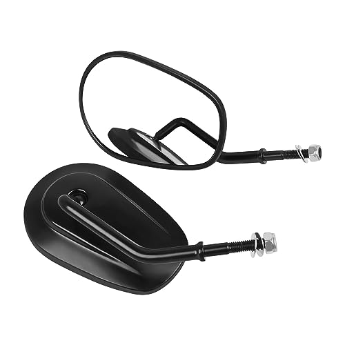 YYSMO Für Har&Ley Electra Glide Ultra Classic Low FLHTCUL 2015–2023 Ultra Limited FLHTK 2010–2023 Street Glide FLHX 2006–2023 Rückspiegel(Schwarz) von YYSMO