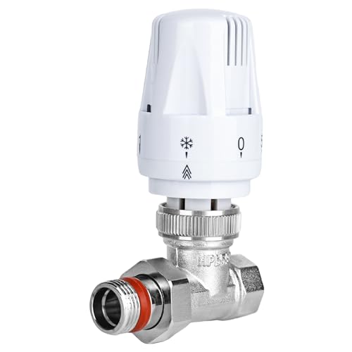 YYTECH G1/2 Messing Thermostatventil Thermostatkopf Heizkörper Thermostatsatz Heizkörperventil Heizkörperzubehör Heizung Thermostatventil Rücklaufverschraubung mit Gewindeanschluss für Heizkörper YYTECH G1/2 Messing Thermostatventil Thermostatkopf Heizkörper Thermostatsatz Heizkörperventil Heizkörperzubehör Heizung Thermostatventil Rücklaufverschraubung mit Gewindeanschluss für Heizkörper von YYTECH