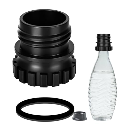 YYTECH Glasflaschenadapter für Soda Stream Crystal 0,7L Glasflasche Quick Connect Soda Flaschenadapter für Sodas Team Maker Glasflasche von YYTECH