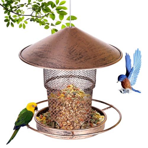 YYTECH Vogelfutterhaus Aufhängen Faltbarer Vogelfutterspender vogelhäuschen Vogelhaus Wetterfeste Vogelfutterstation mit Dach Gartendekoration, Geignet für Balkon,Garten YYTECH Vogelfutterhaus Aufhängen Faltbarer Vogelfutterspender vogelhäuschen Vogelhaus Wetterfeste Vogelfutterstation mit Dach Gartendekoration, Geignet für Balkon,Garten von YYTECH